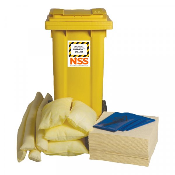 120 Litre Chemical Spill Kit Bin